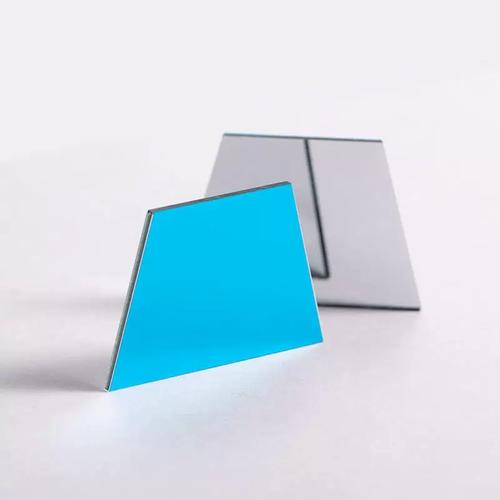Coated first surface mirror glass